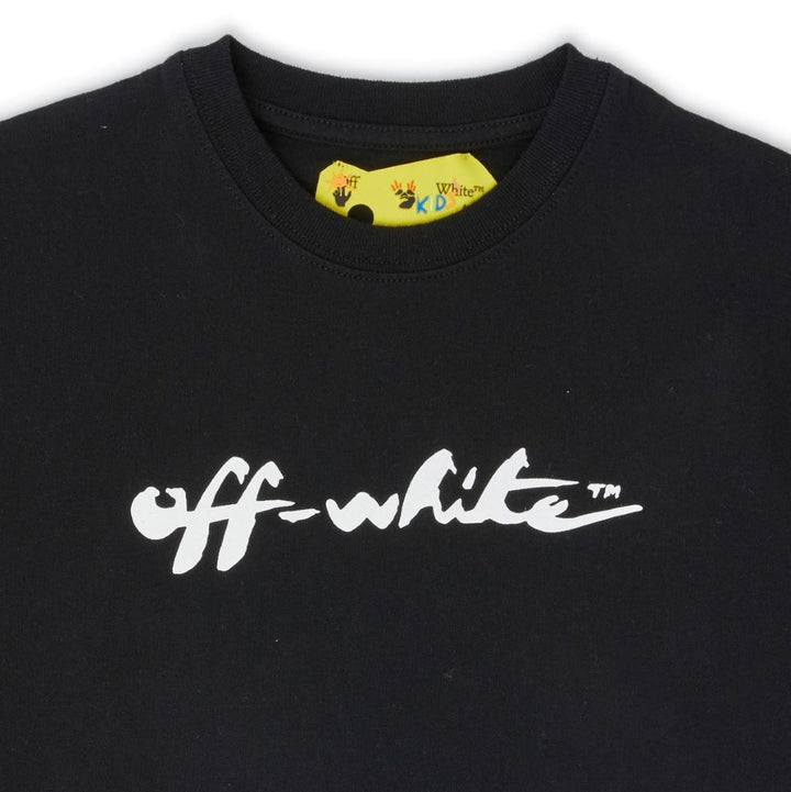 ow-ow-Black Logo T-Shirt-obaa002f22jer0041001