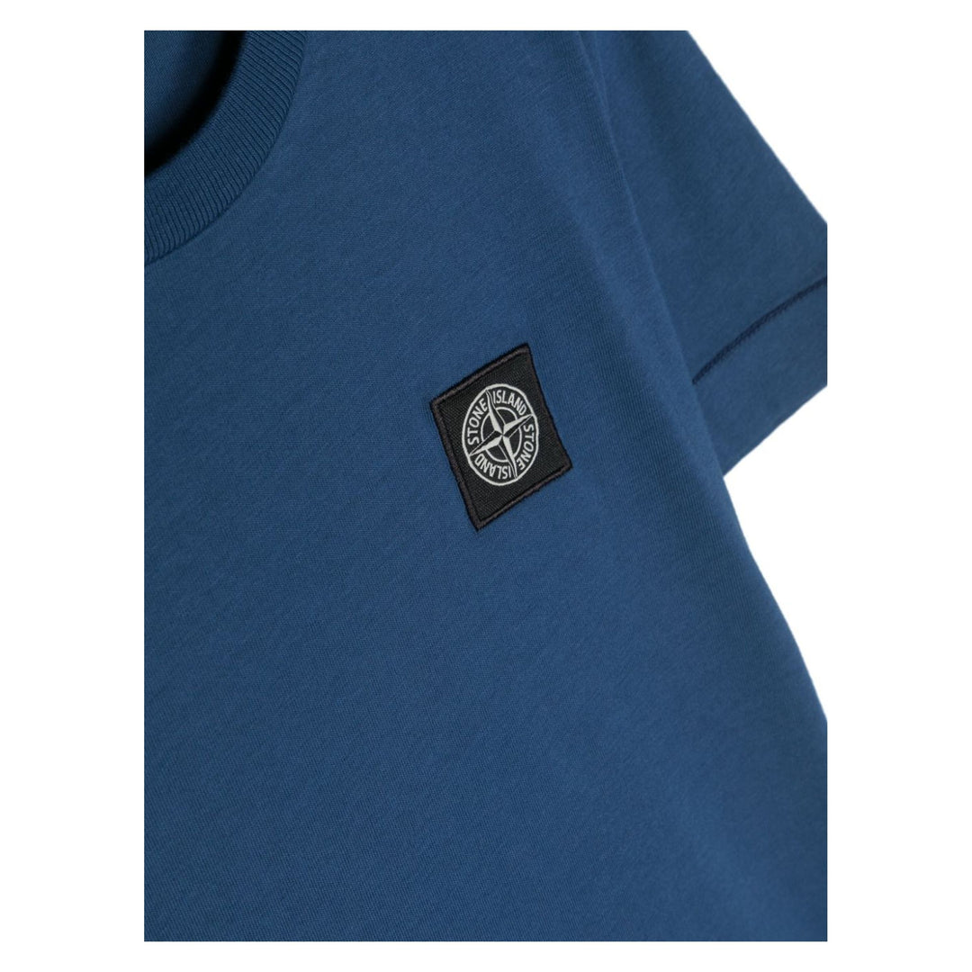 stone-island-Bright Blue Logo T-Shirt-791620147-v0022
