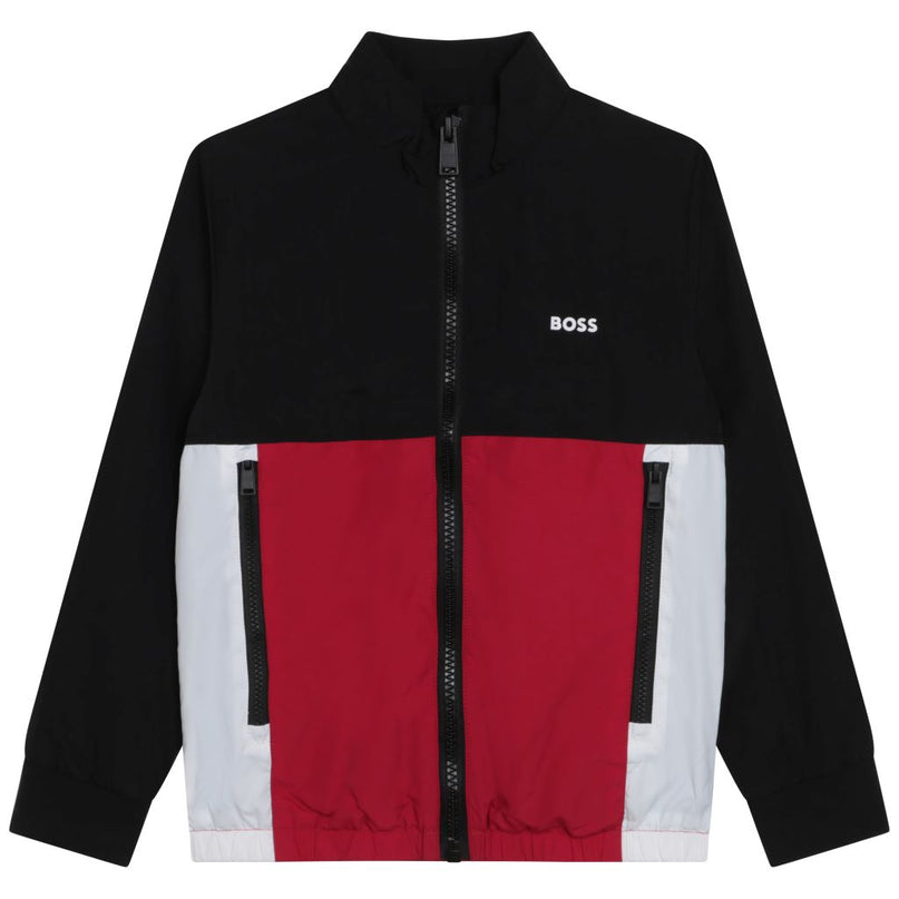boss-Black & Red Zip-Up Jacket-suit-j25m79-09b