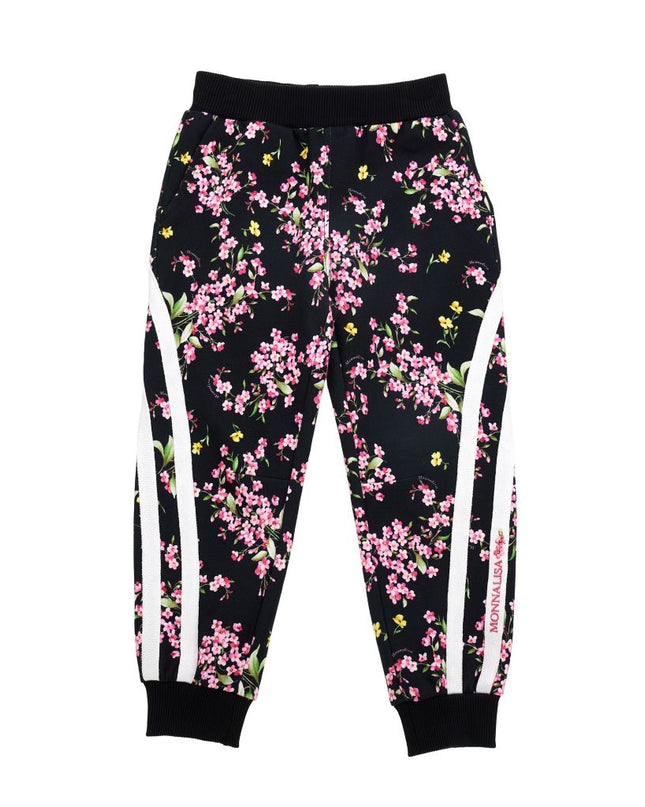 monnalisa-Black Floral Print Sweatpants-190418-0023-5095_kids atelier