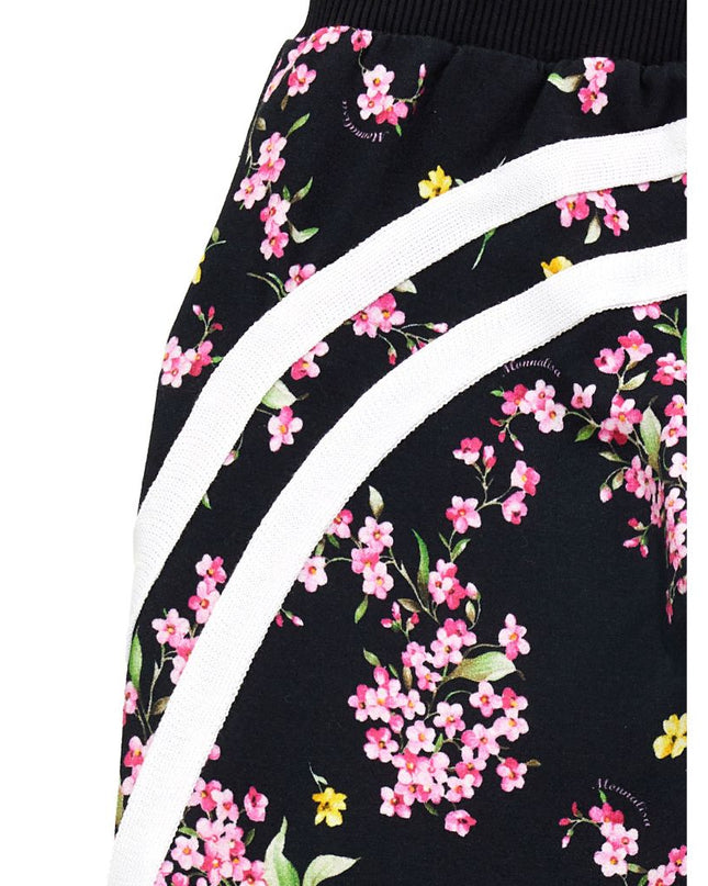 monnalisa-Black Floral Print Sweatpants-190418-0023-5095_kids atelier
