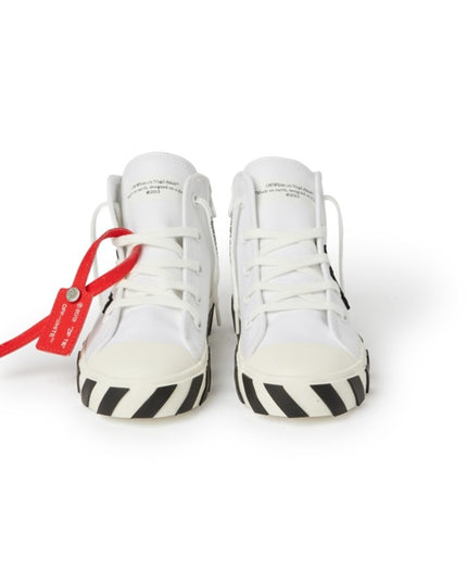 off-white-obia009s23fab0010110-White Vulcanized Mid-top Sneakers