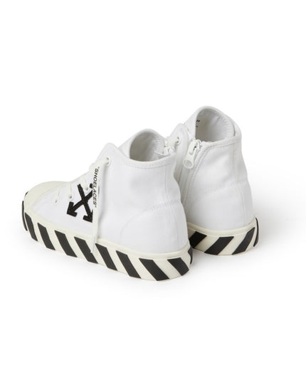 off-white-obia009s23fab0010110-White Vulcanized Mid-top Sneakers