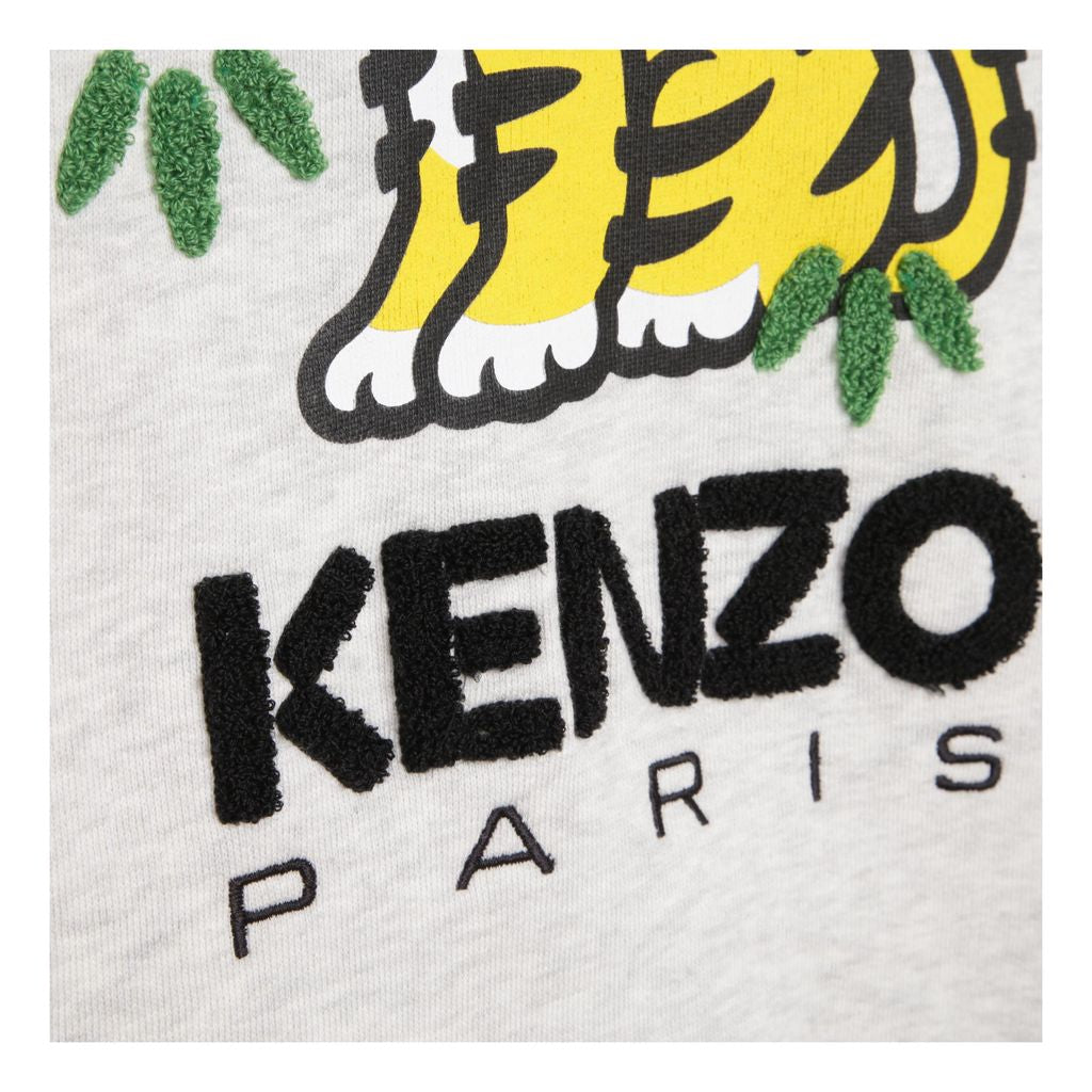 kenzo-Gray Sweatshirt-k15613-a11