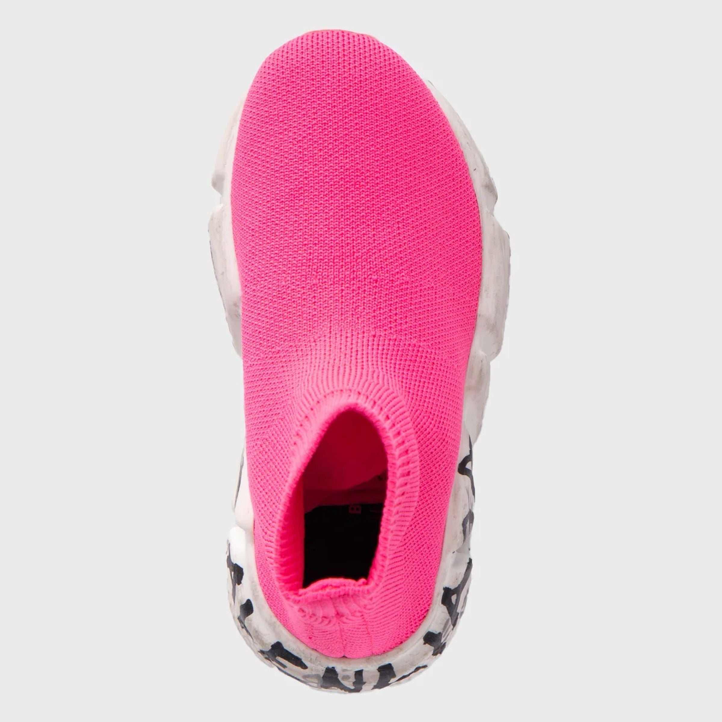 Pink Speed Graffiti Sneakers kids atelier