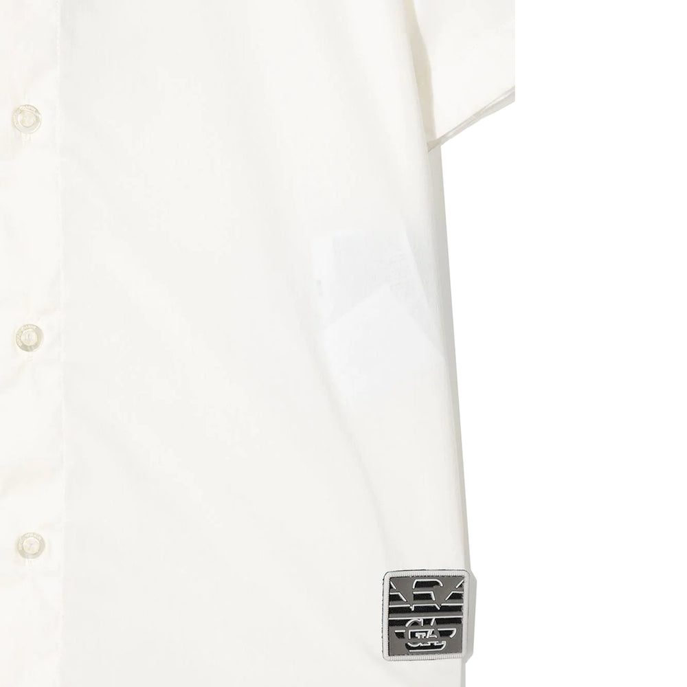 armani-White Stripe Detail Polo Shirt-3l4cjc-4n6dz-0101
