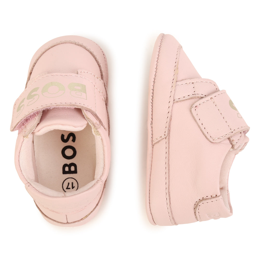 boss-j99130-44l-Pink Logo Slippers