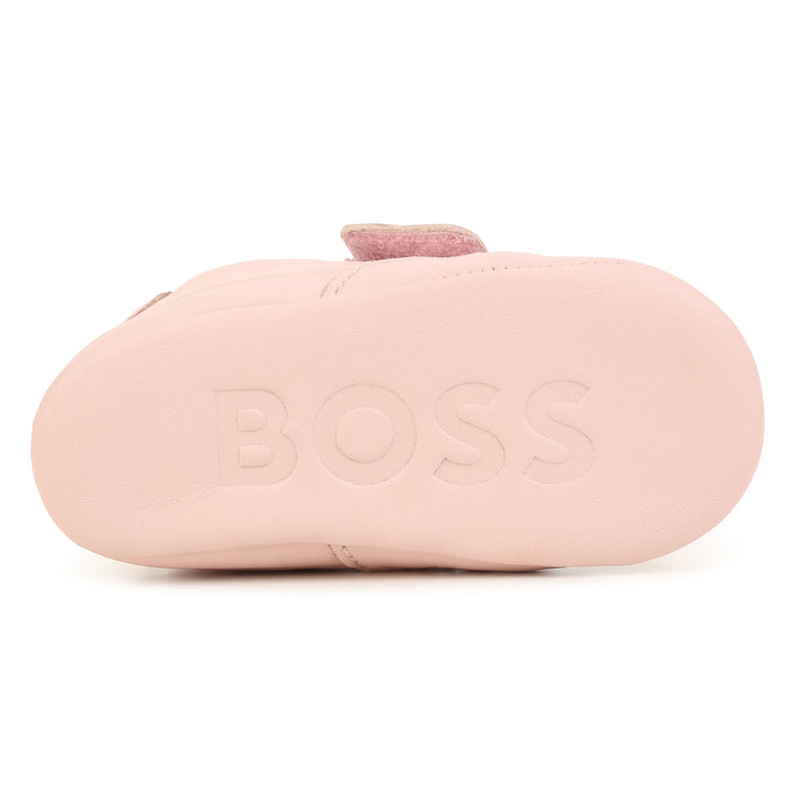 boss-j99130-44l-Pink Logo Slippers