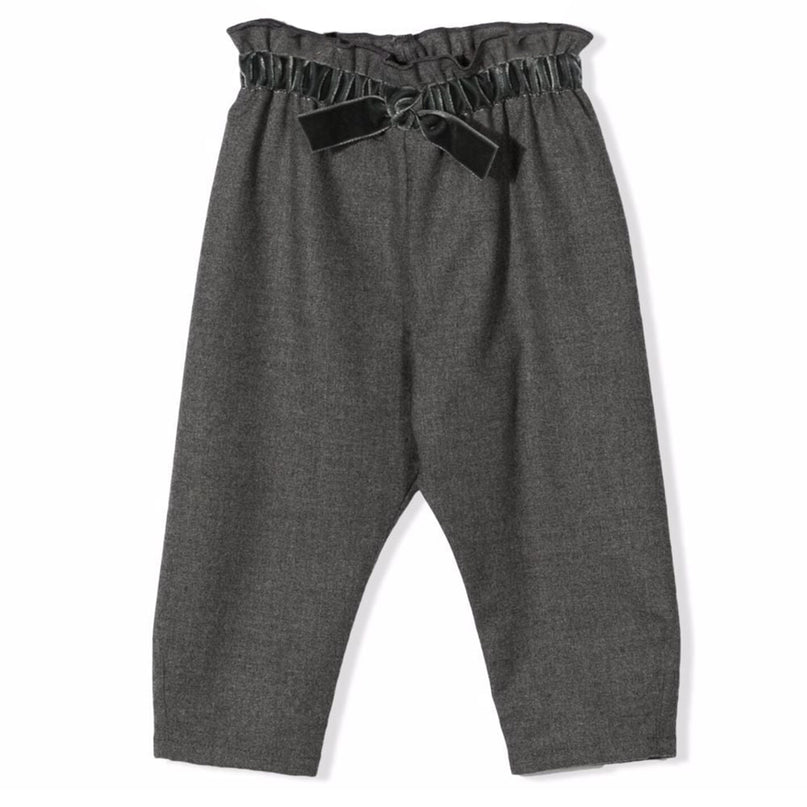 kids-atelier-il-gufo-children-baby-girl-grey-bow-trousers-a21pl274w0003-074-steel-grey