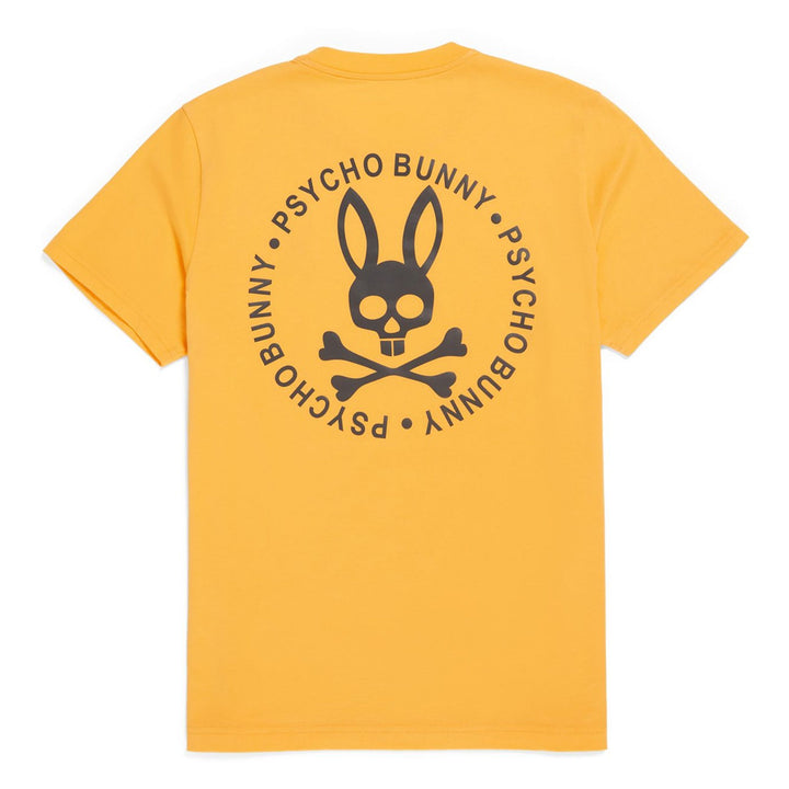 psycho-bunny-b0u104y1pc-Orange Logo T-Shirt