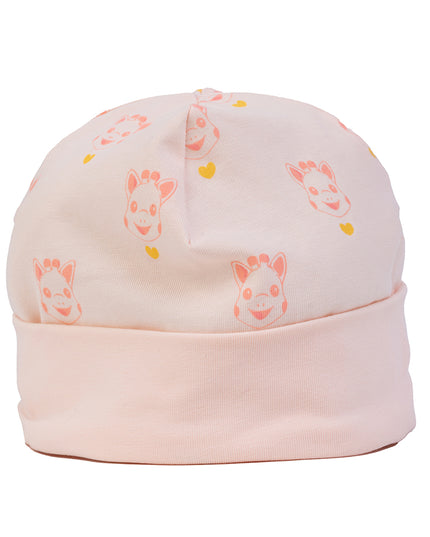 kids-atelier-slg-baby-girl-pink-giraffe-print-cap-41120-801