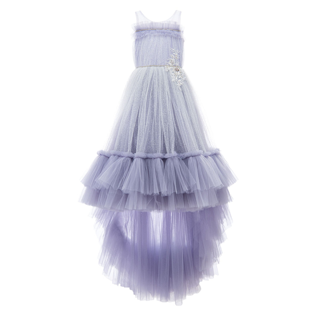 Purple Thelma Tulle Gown