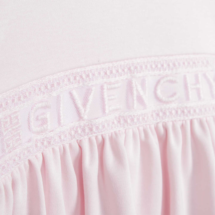 givenchy-h02099-44z-bg-Pink Logo Dress