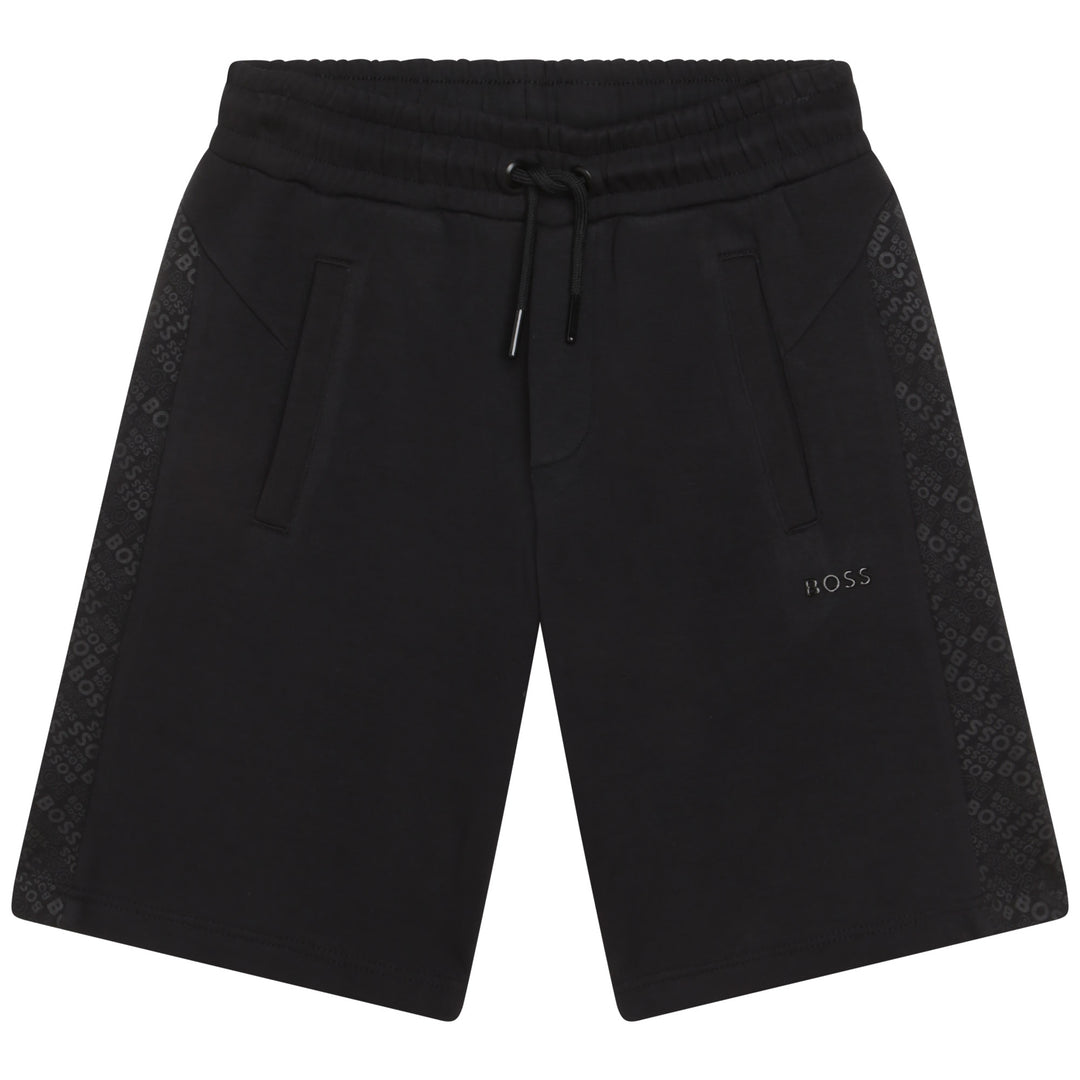 boss-j24819-09b-Black Bermuda Shorts