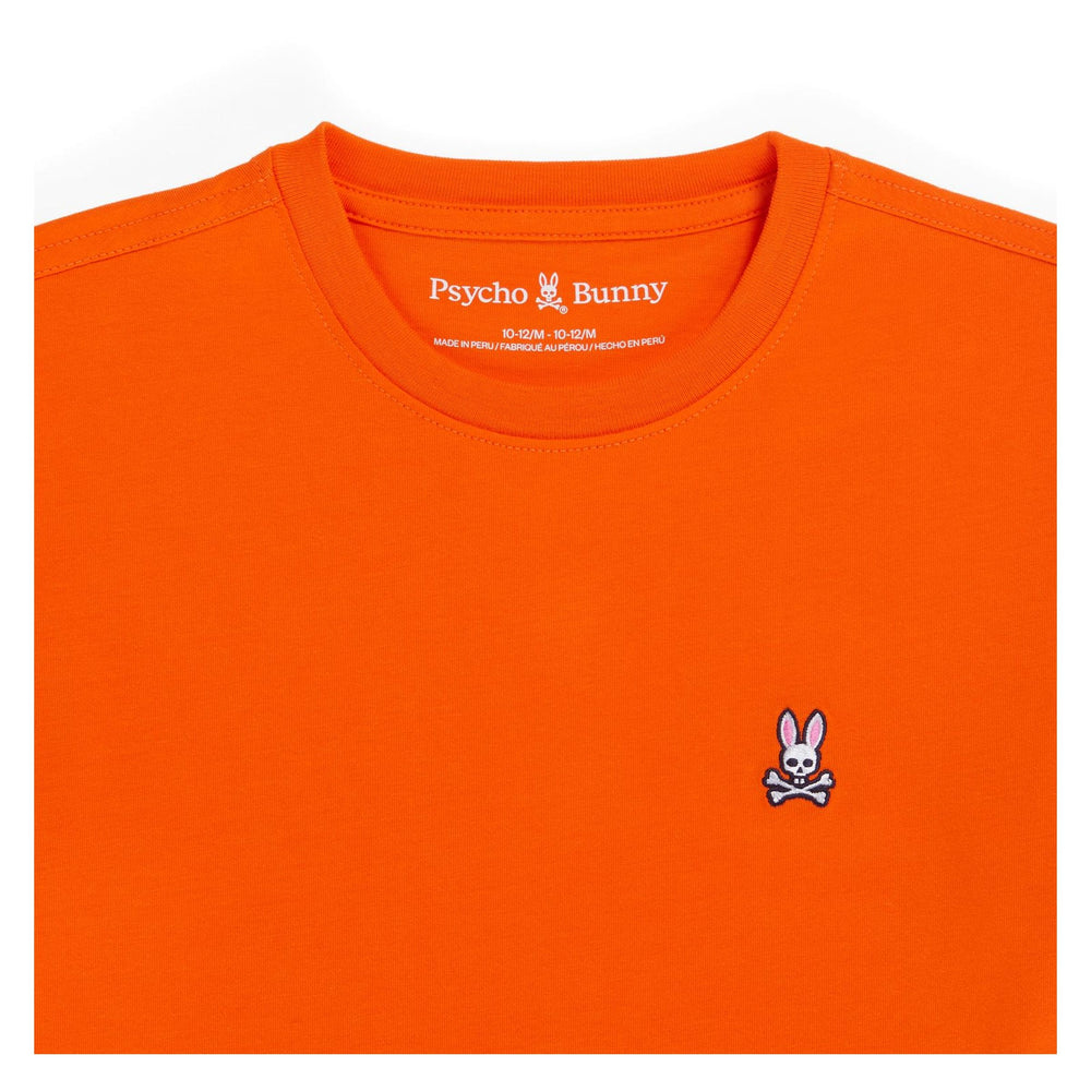 psycho-bunny-b0u014x1pc-Orange Logo T-Shirt