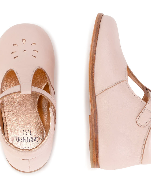 Pink Ankle Mary Jane Boots