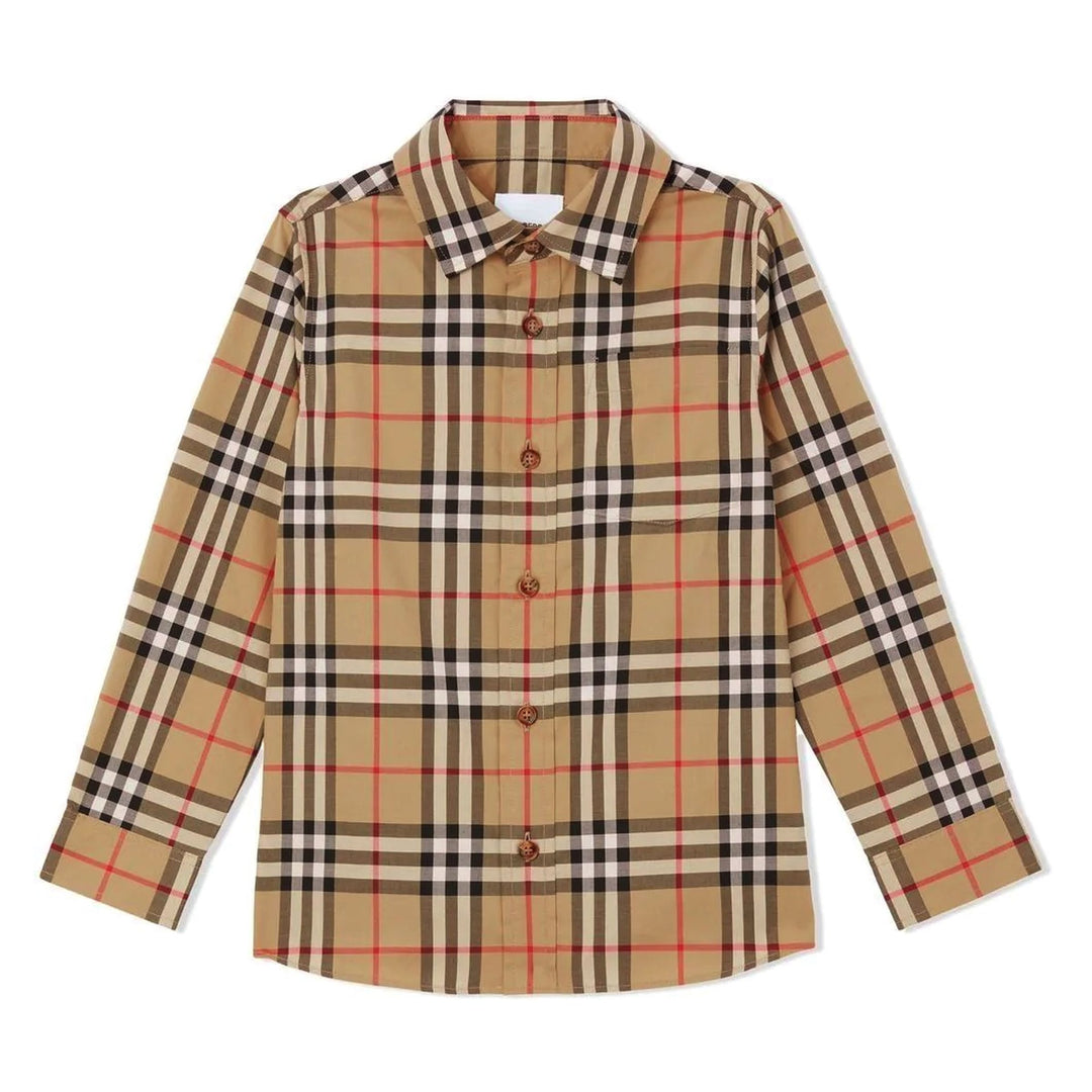 burberry-8059637-Vintage Check Stretch Cotton Shirt-116036-a7028