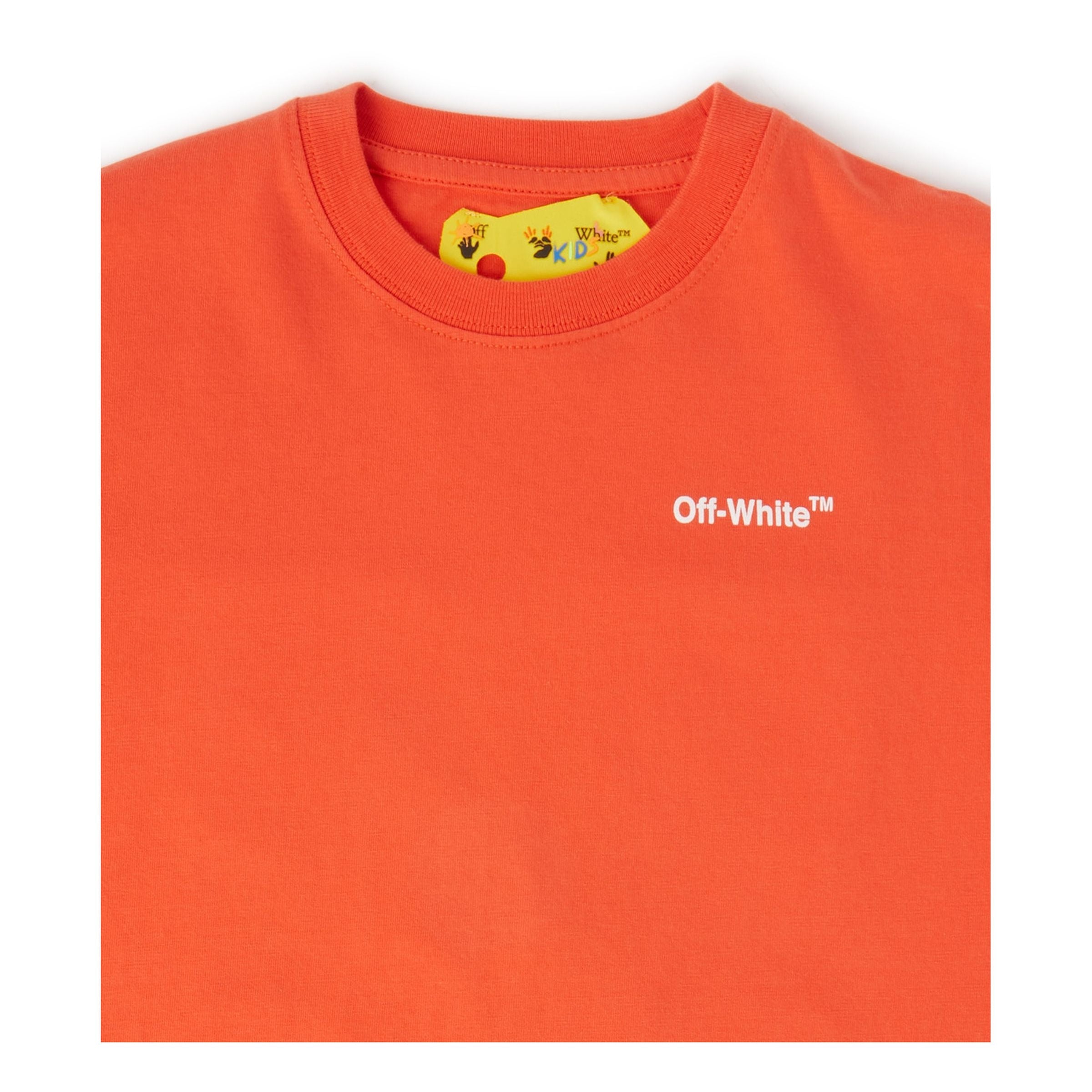 Off white tee discount orange