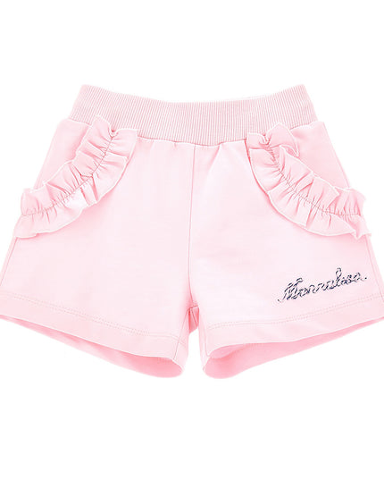monnalisa-Pink Logo Shorts-39a413-1048-0090