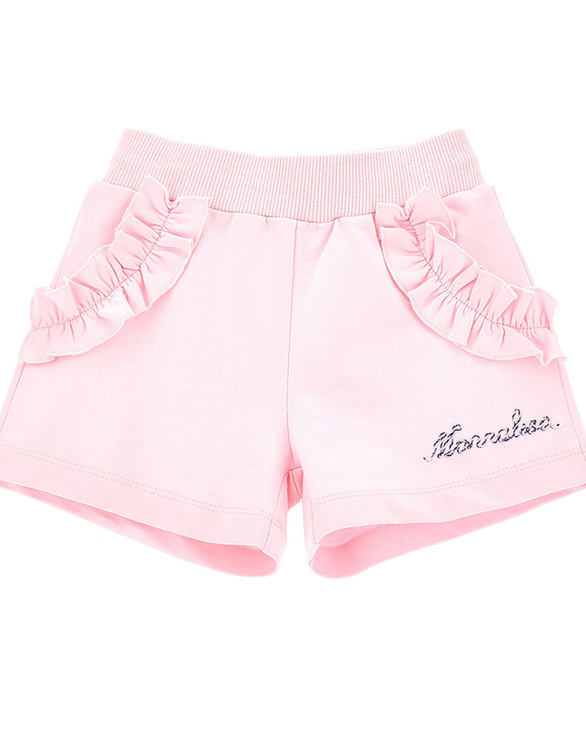 monnalisa-Pink Logo Shorts-39a413-1048-0090
