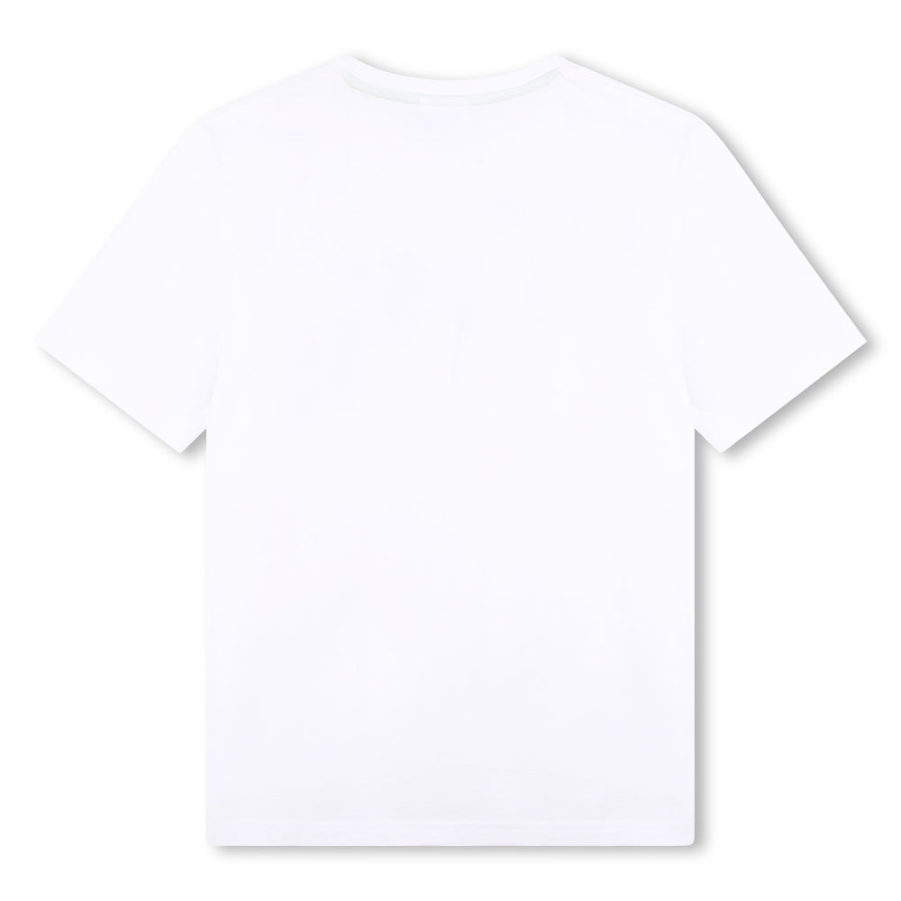 boss-j45000-10p-White Cotton T-Shirt