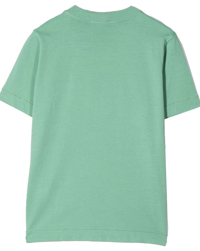 stone-island-Light Green Logo T-Shirt-761620147-v0052