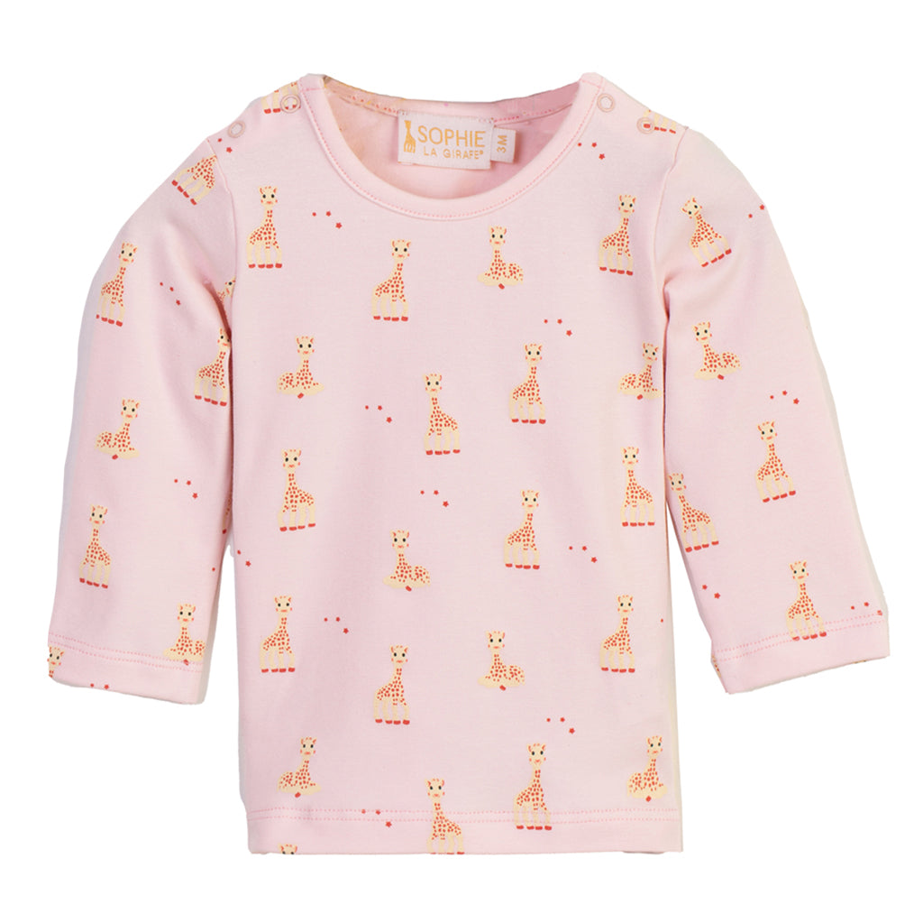 Pink Giraffe T-shirt - kids atelier