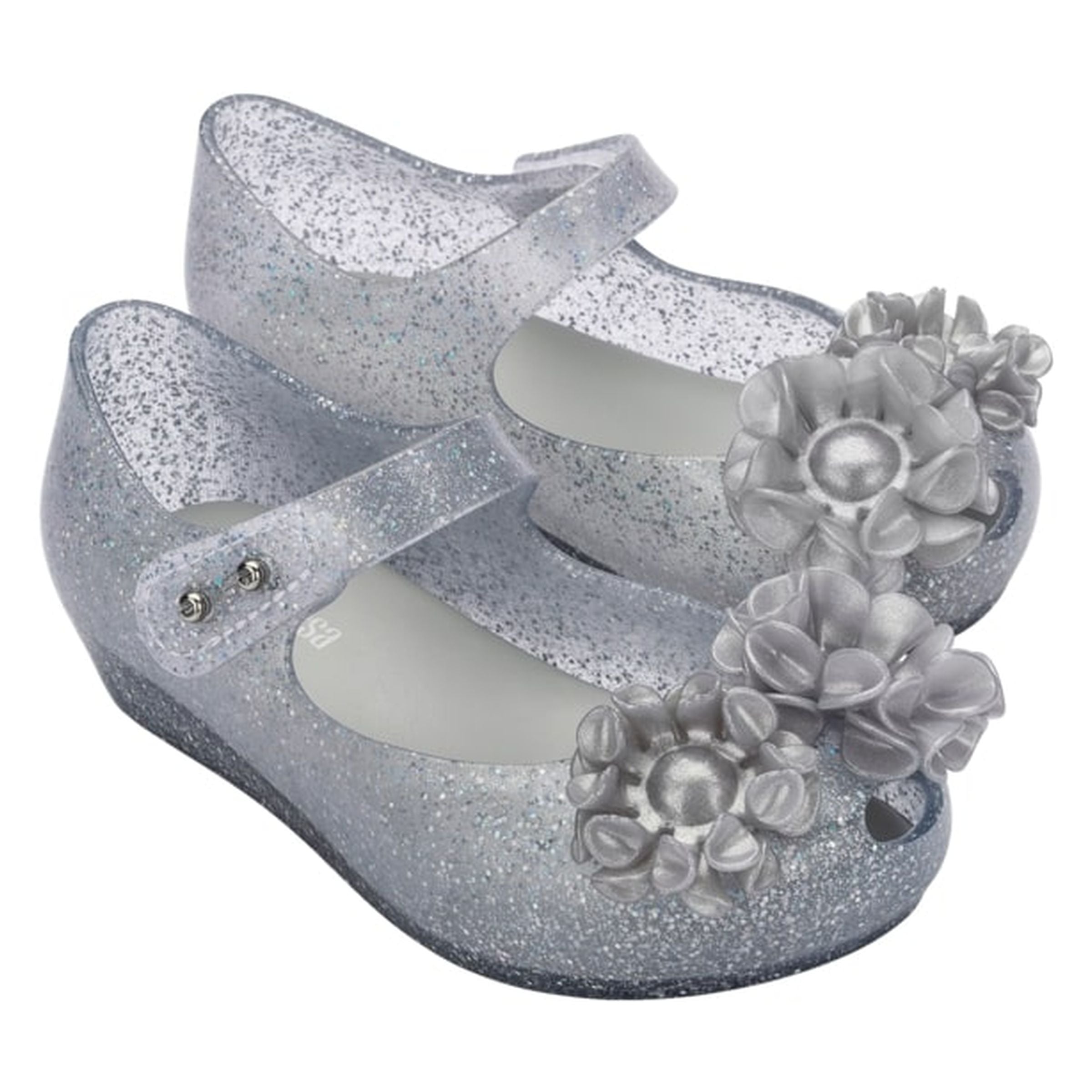 Glitter Gray Ballet Flat kids atelier