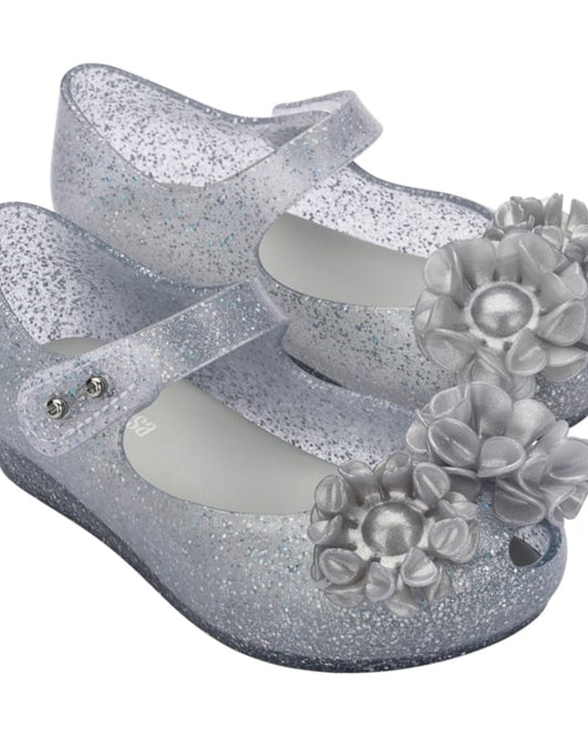 melissa-mini-melissa-ultragirl-springt-35708-at330-Glitter Gray Ballet Flat