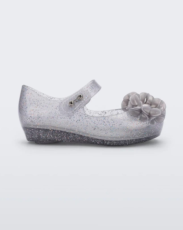 melissa-mini-melissa-ultragirl-springt-35708-at330-Glitter Gray Ballet Flat
