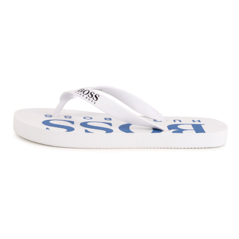 boss-White Flip Flops-j29286-10b
