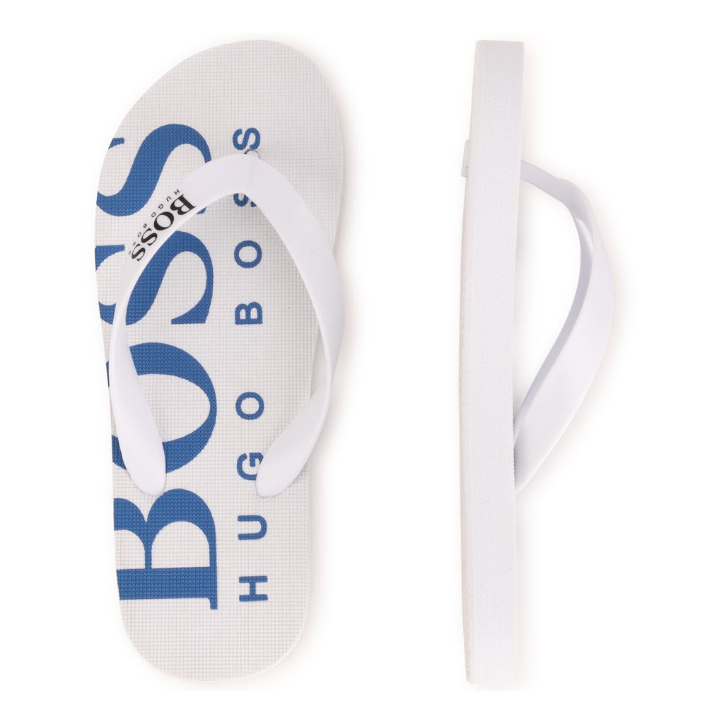 boss-White Flip Flops-j29286-10b