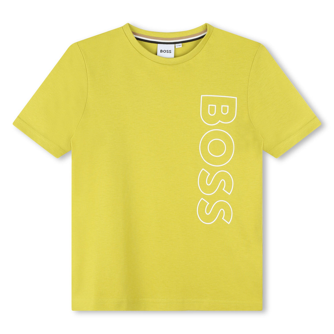 boss-j25o66-606-Lime Logo T-Shirt