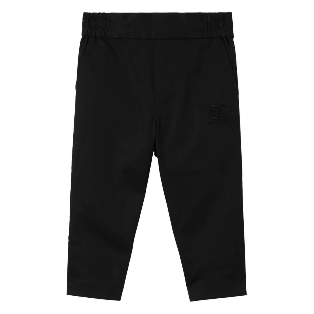 burberry-8069371-Black EKD Cotton Trousers-ebsf-a1189