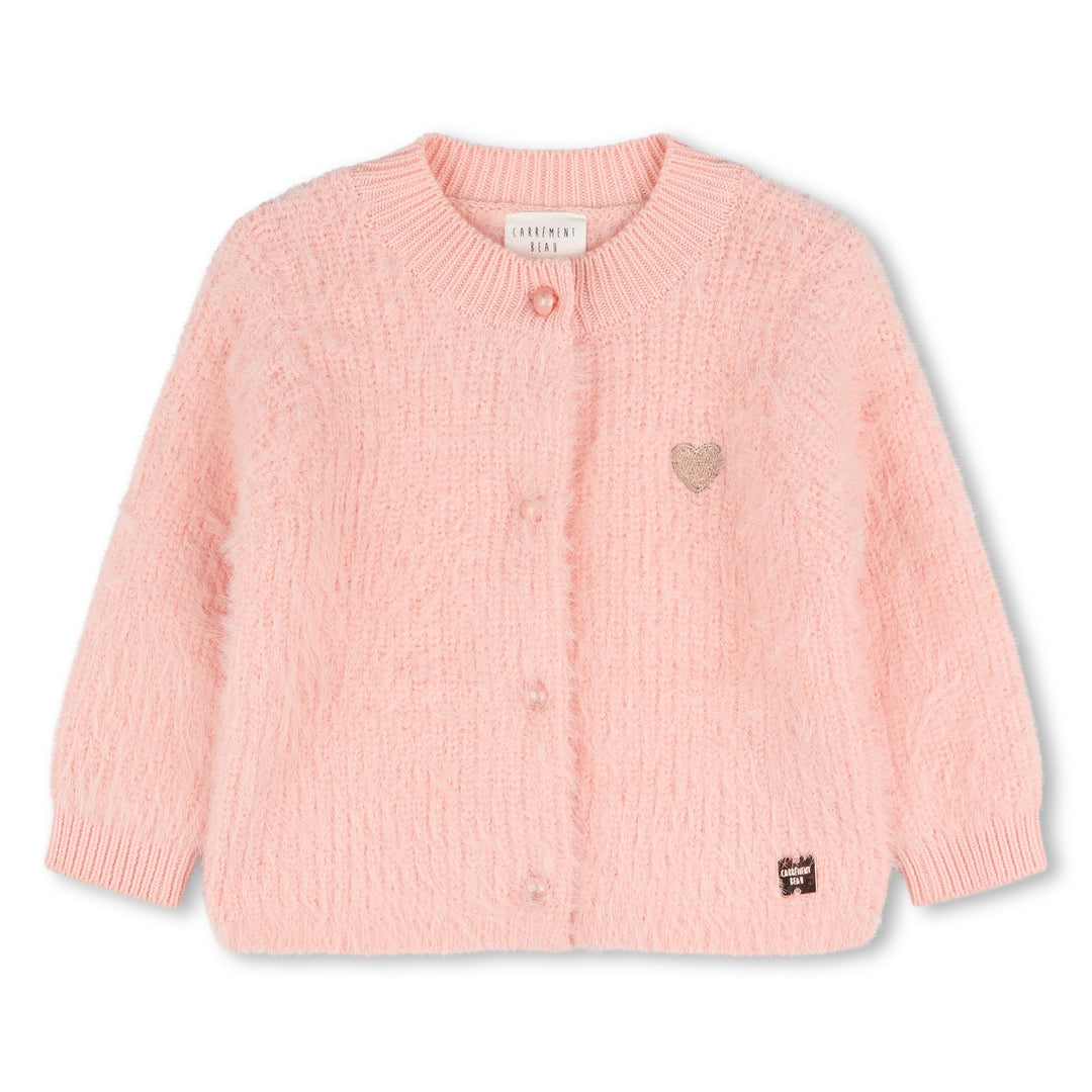 kids-atelier-carrement-beau-baby-girl-pink-fuzzy-heart-cardigan-y05268-44k
