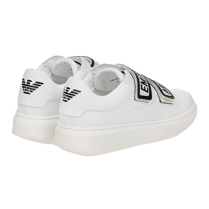 armani-White Logo Sneakers-xyx007-xoi63-00001