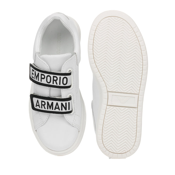 armani-White Logo Sneakers-xyx007-xoi63-00001