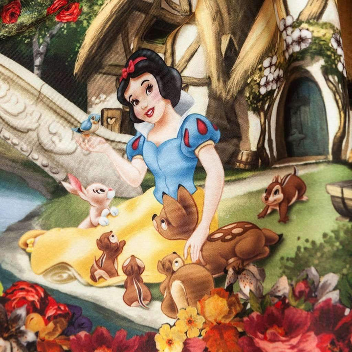 Favola Snow White Bow Dress-Dresses-Monnalisa-kids atelier