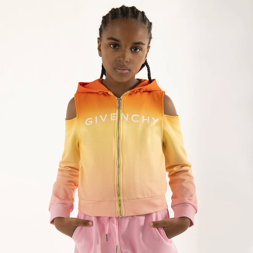 Multicolor Logo Zip Up Sweatshirt
