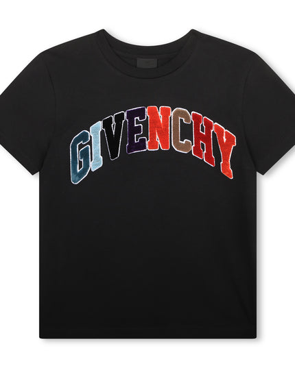 Black Multicolor Logo T-Shirt