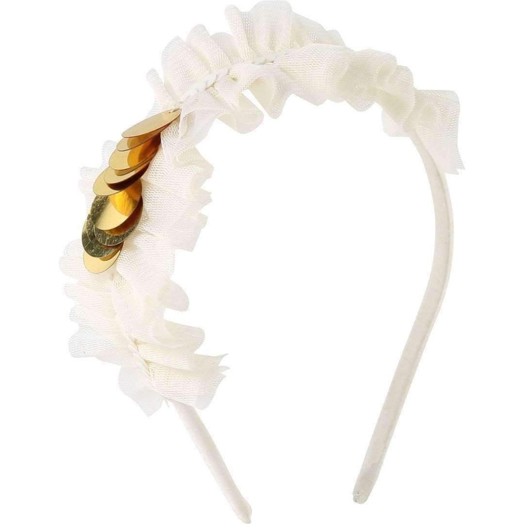 Gold Sequin Headband-Accessories-Billieblush-One Size-Gold-kids atelier