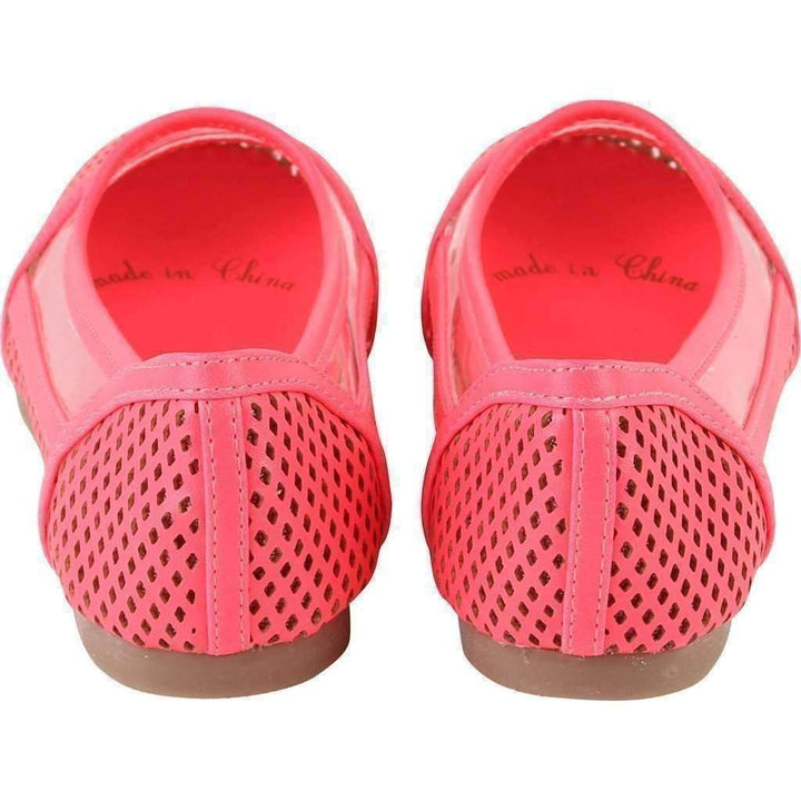 Hot Pink Ballerina Shoes-Shoes-Billieblush-kids atelier