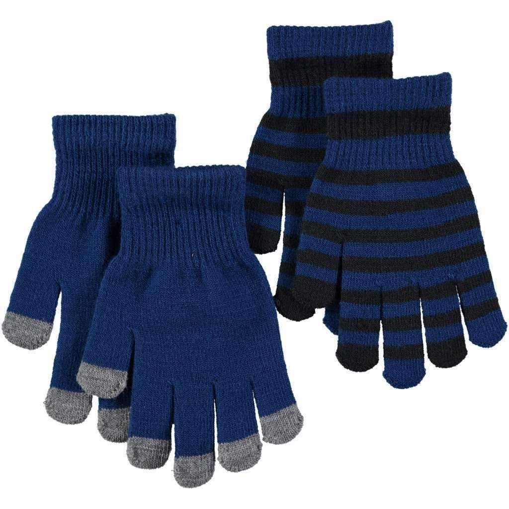 Keio Estate Blue Gloves-Accessories-Molo-One Size-kids atelier