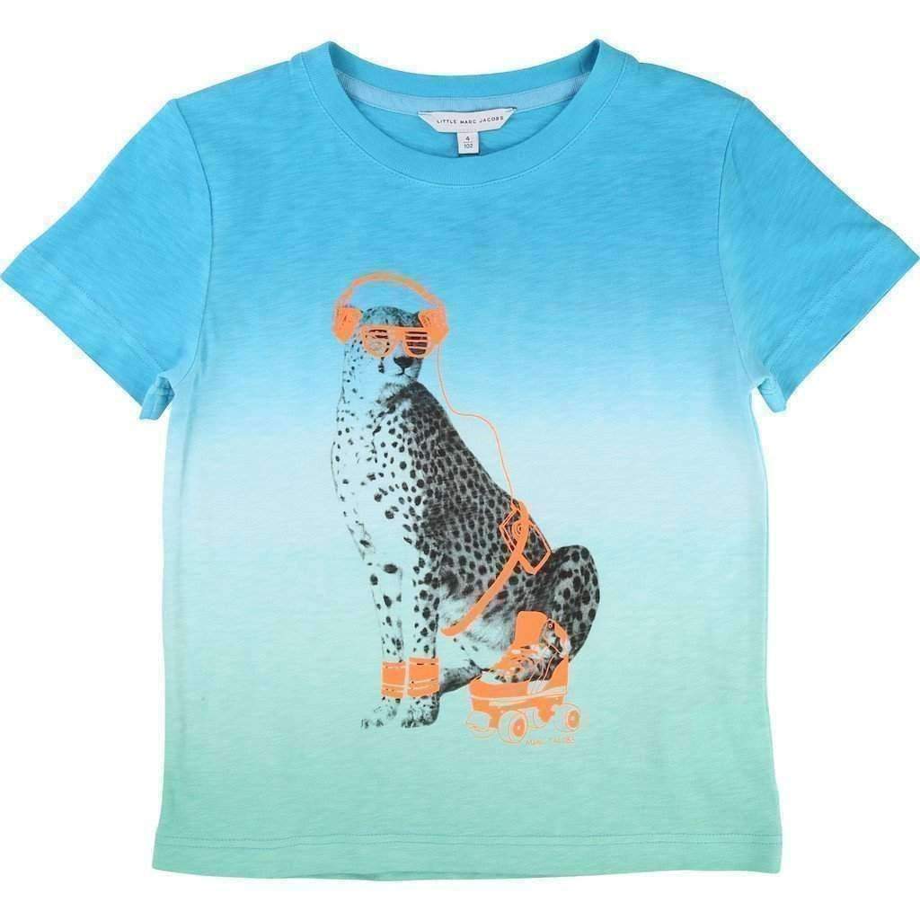 Little Marc Jacobs Cool Cheetah T-Shirt-Shirts-Little Marc Jacobs-kids atelier