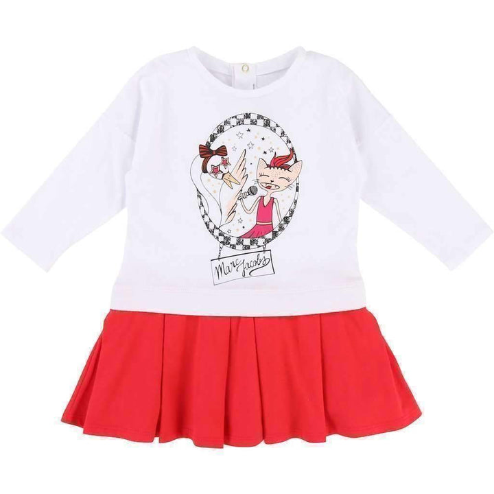 Little Marc Jacobs Red&White Dress-Dresses-Little Marc Jacobs-kids atelier