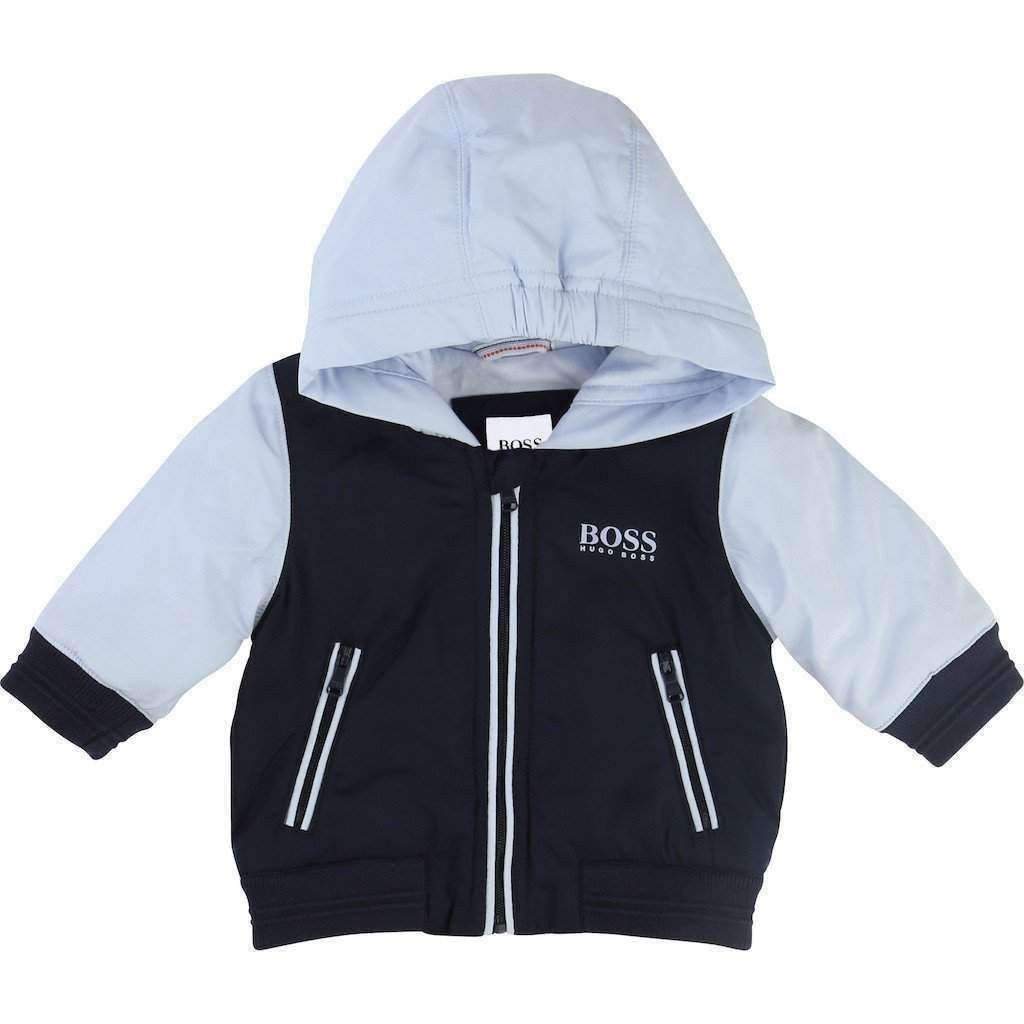 Logo Jacket-Outerwear-BOSS-kids atelier