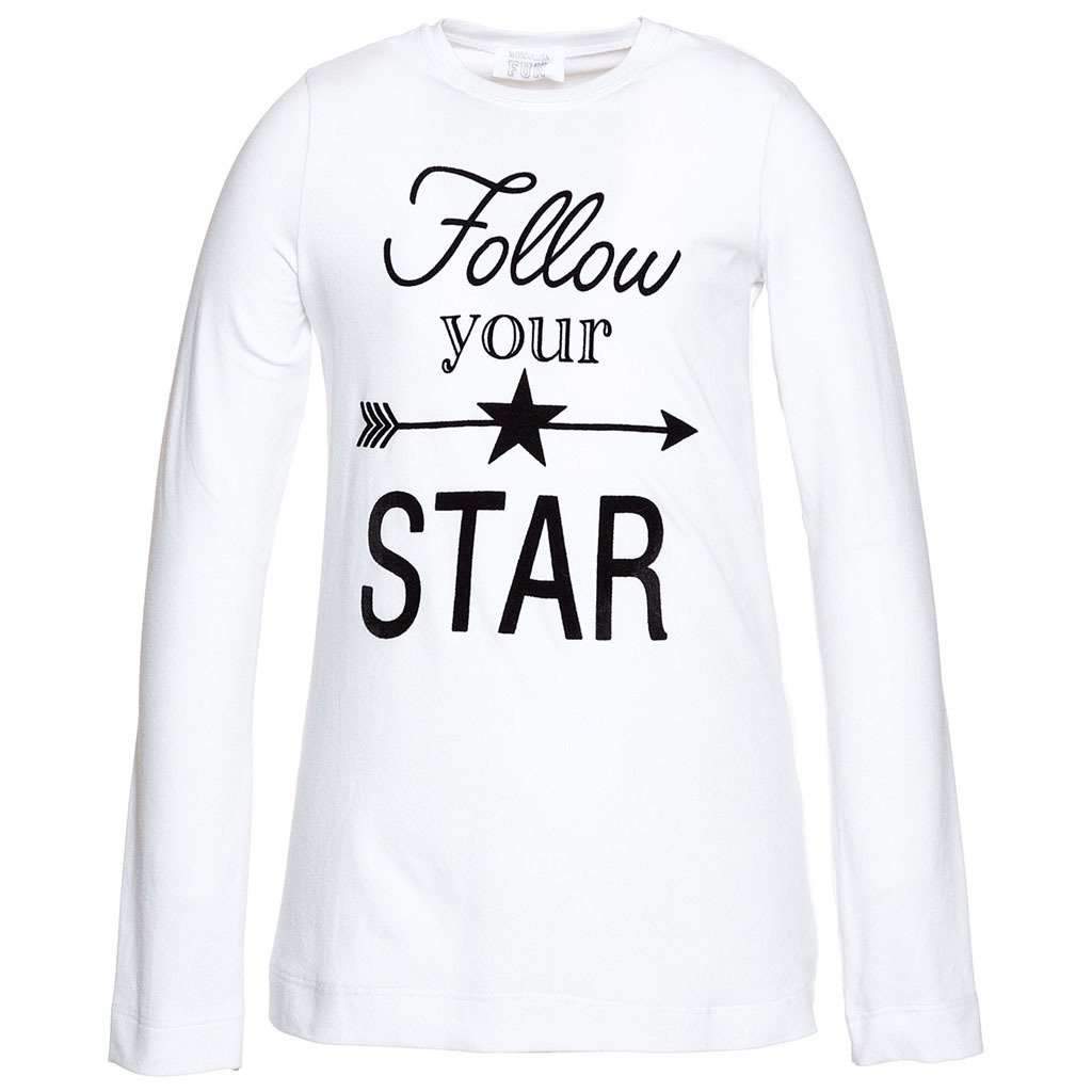 Monnalisa Follow Your Star T-Shirt-Shirts-Monnalisa-kids atelier