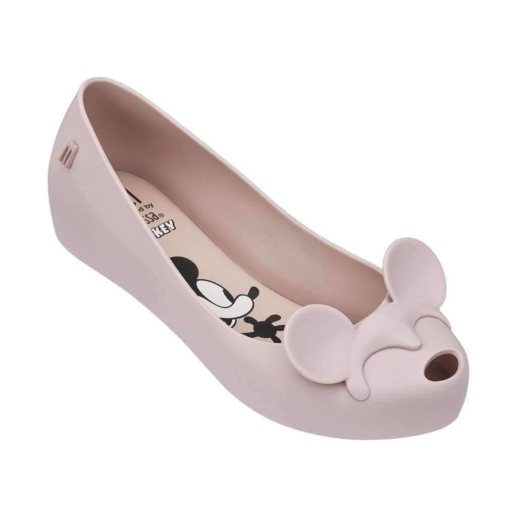 Mini Melissa Pink Mickey Mouse Ears Flats-Shoes-Mini Melissa-kids atelier