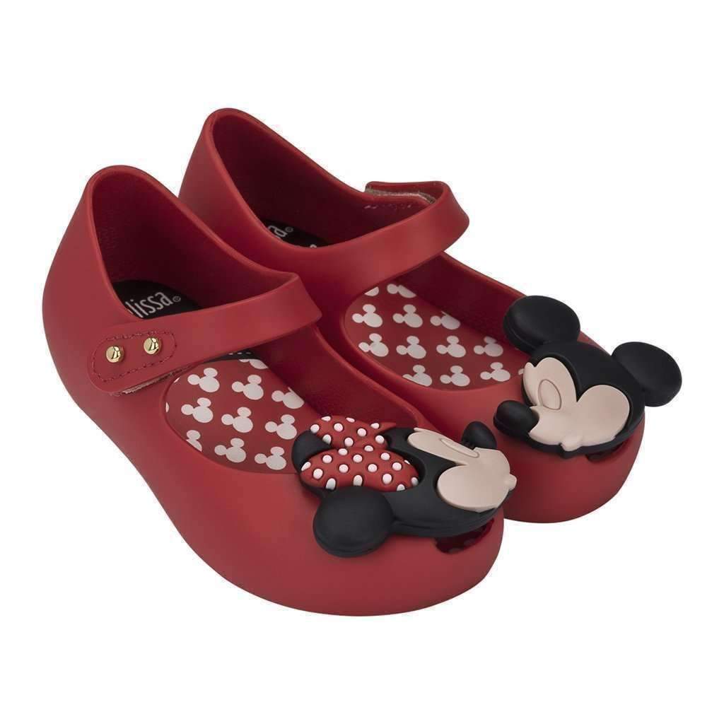 Mini Melissa Red Mickey Mouse Mary Janes-Shoes-Mini Melissa-kids atelier