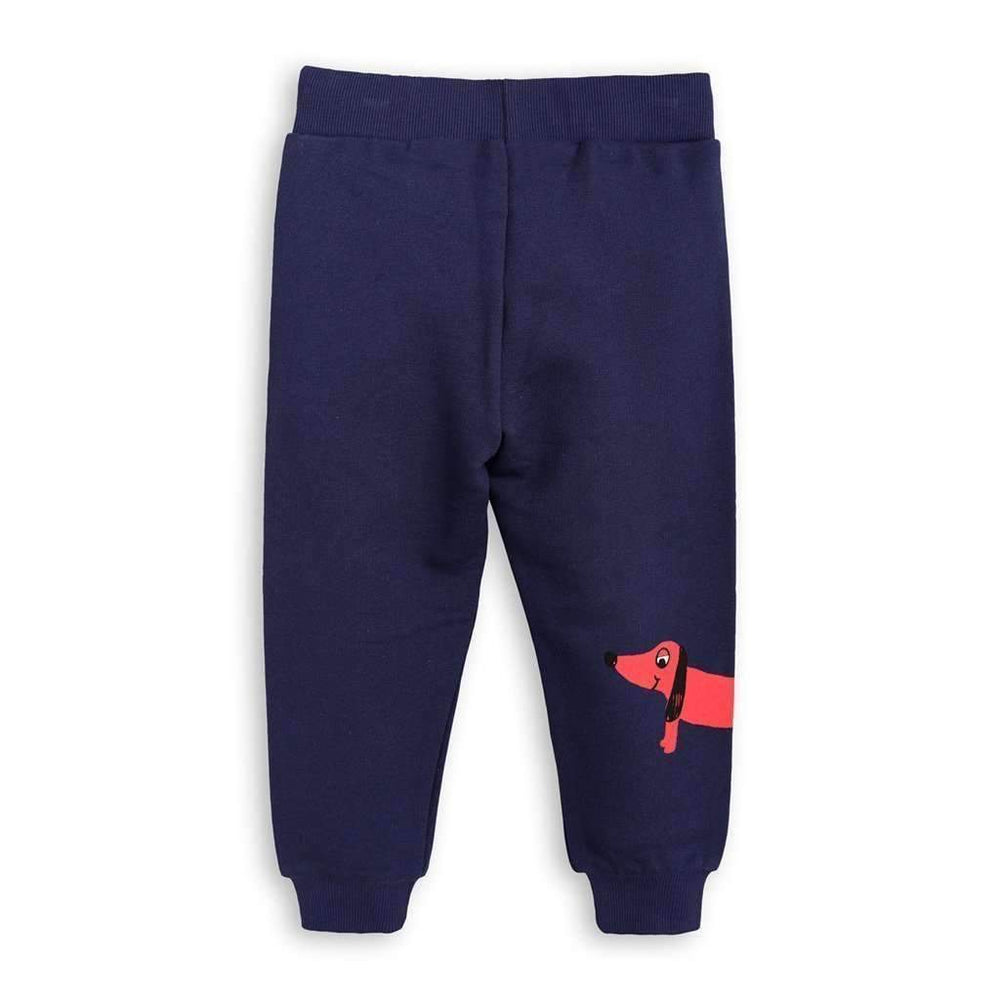 Mini Rodini Blue Dog Sweatpants-Pants-Mini Rodini-kids atelier
